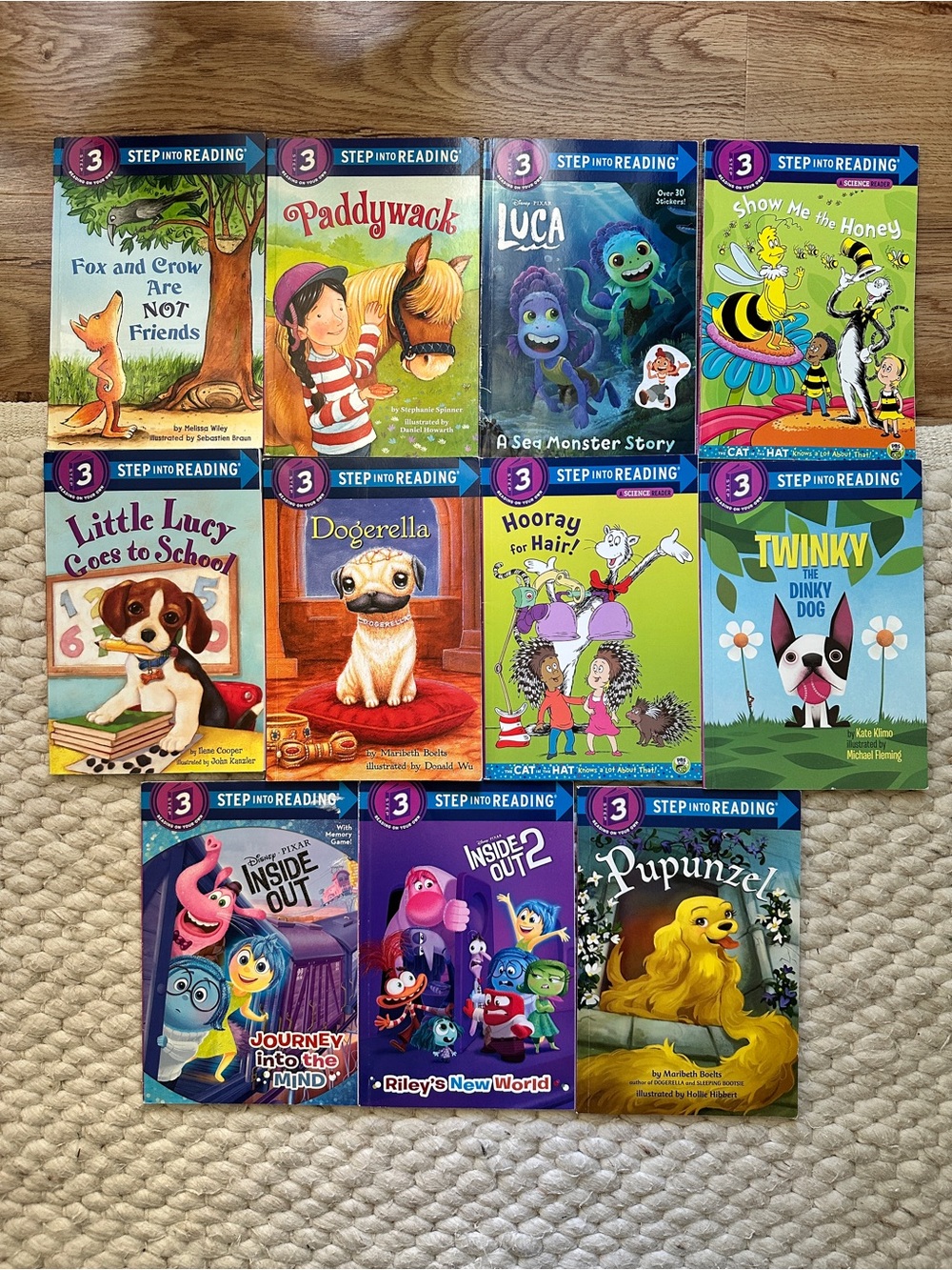 Step Into Reading Level 3 Children's Assorted Books